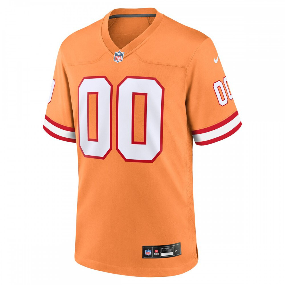 Tampa Bay Buccaneers Nike Custom Throwback Game Jersey - Orange-GridironStore
